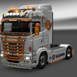 Scania Rjl Highline + Topline Truck Skin - Ets2 Mod