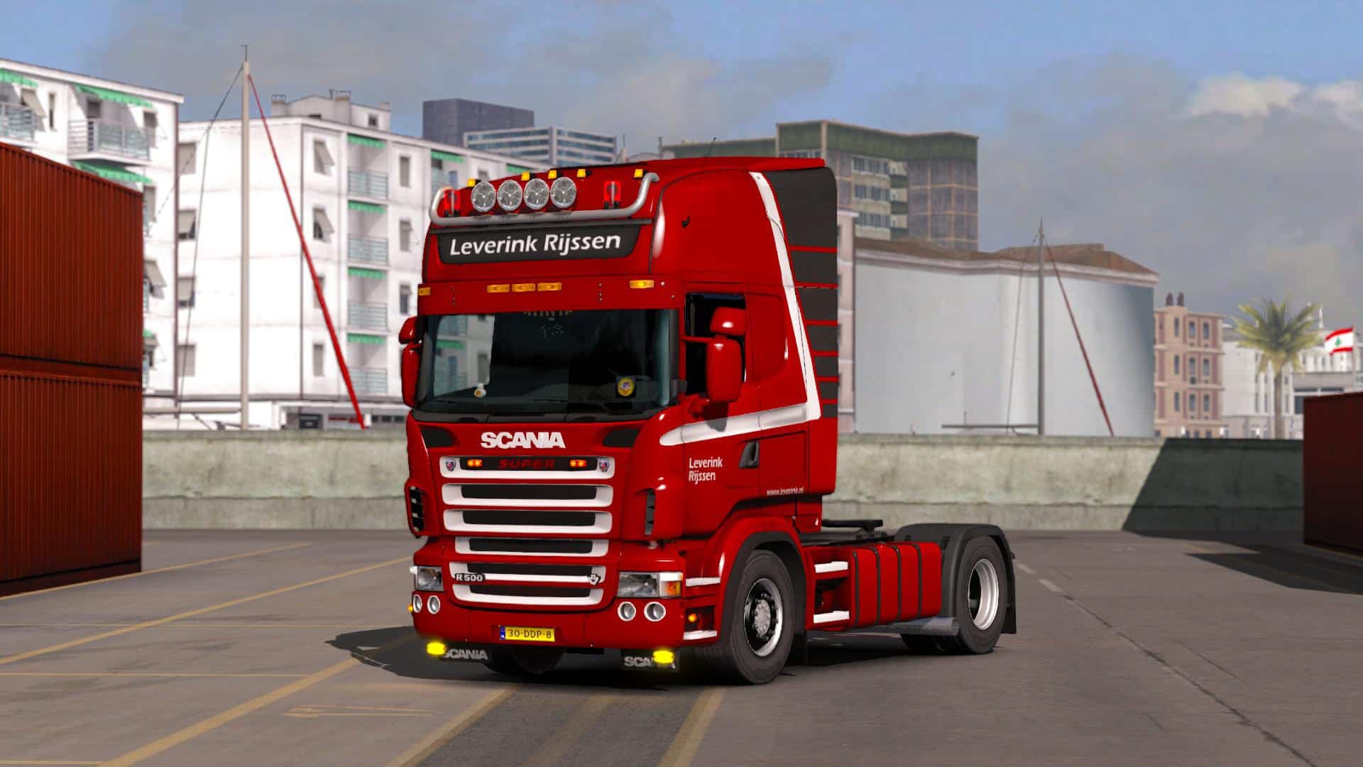 Scania Rjl Leverink Rijssen V10 Truck Skin Ets2 Mod