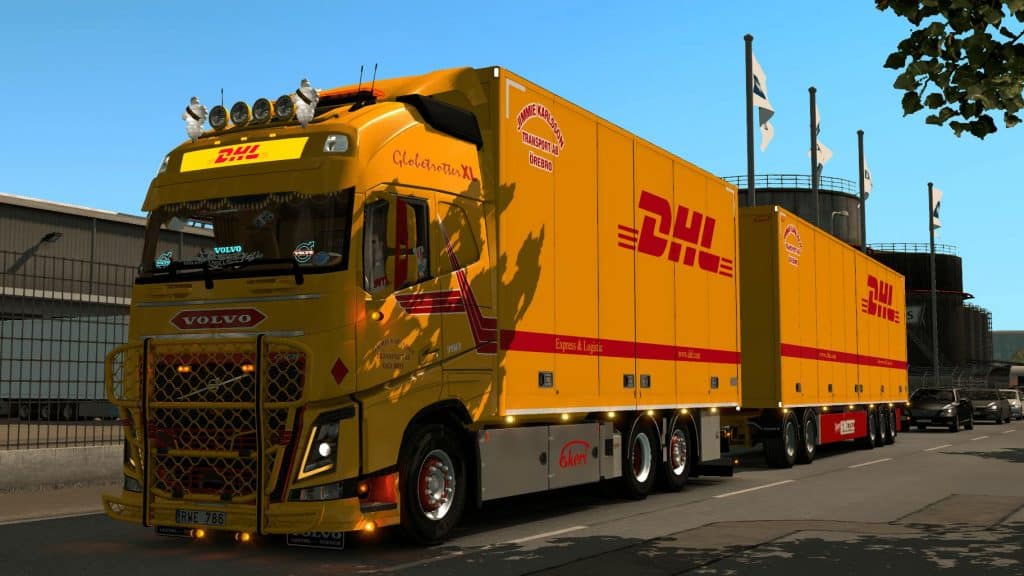 Volvo By Eugene Tandem Dhl Jimmie Karlssons 135 Mod Ets2 Mod