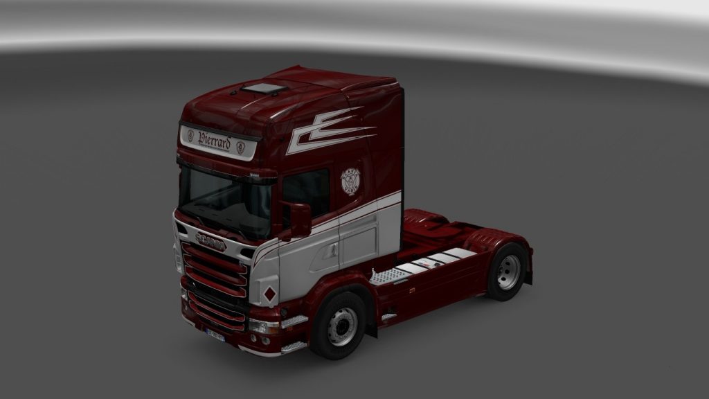 Scania RJL Pierrard Transports Truck Skin - ETS2 Mod