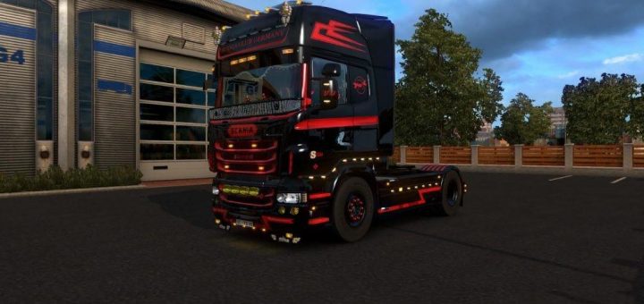 TRUCK SKIN SAVIKKO FOR SCANIA S 2016 NG SCS 1.30.X - ETS2 Mod