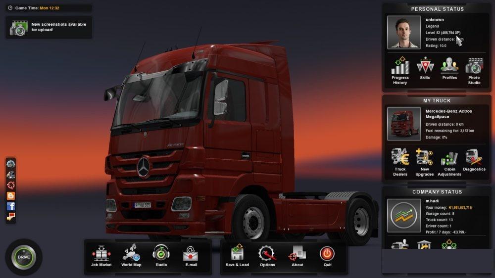 Профиль евро трак. Euro Truck Simulator 2 профиль. Euro Truck Simulator 2 Mod на деньги. Евротрак 2 симулятор моды профиль компаний. ARTMONEY Euro Truck Simulator 2.