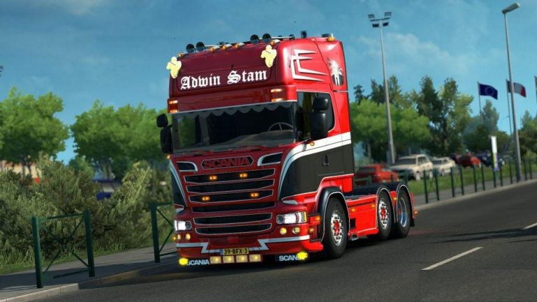 SCANIA R520 ADWIN STAM 1.28.X TRUCK MOD - ETS2 Mod