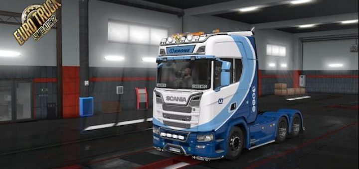 BRYCE TRANSPORT TRUCK SKIN FOR SCANIA RJL TOPLINE 1.30 - ETS2 Mod