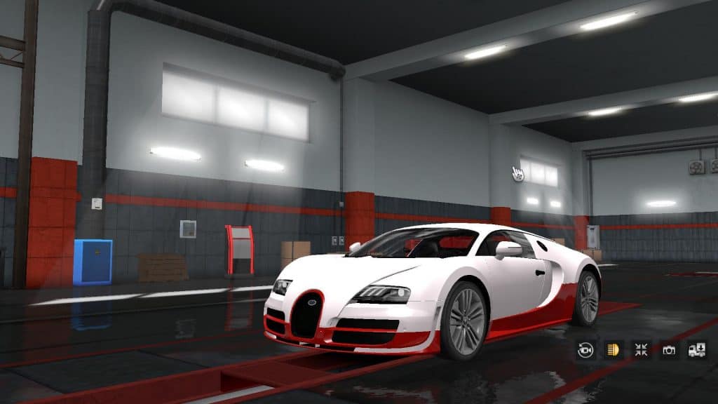 SPORTCAR BUGATTI VEYRON V2.0 CAR MOD - ETS2 Mod