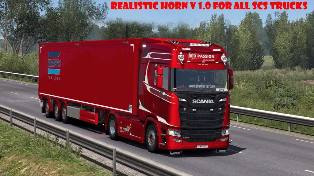 REALISTIC HORN V1.0 FOR ALL SCS TRUCKS ETS2 - ETS2 Mod Download