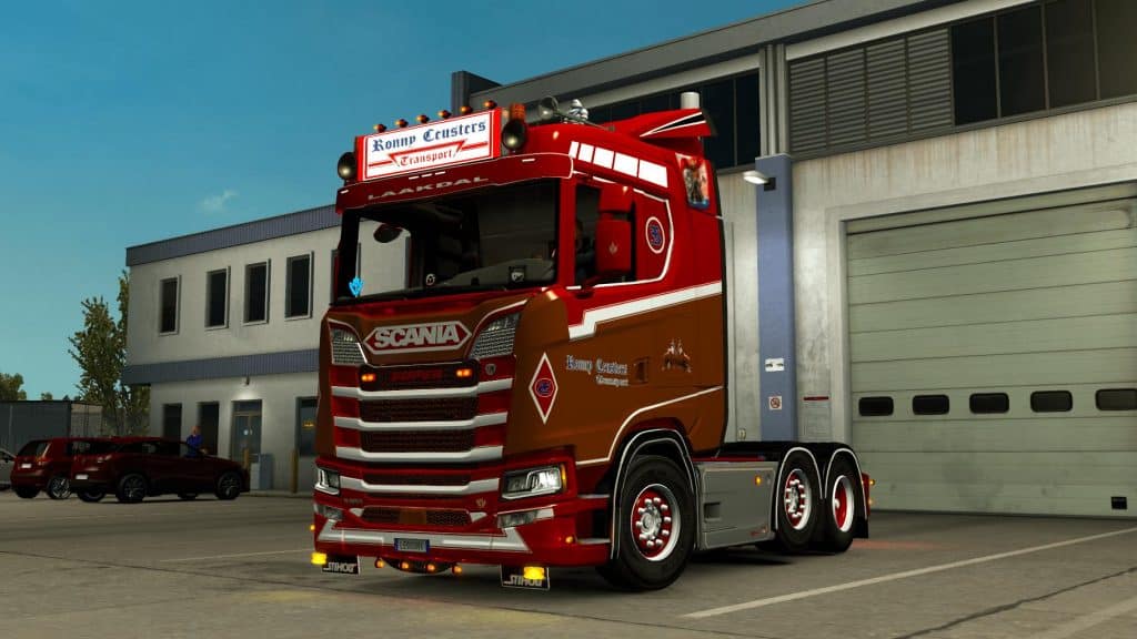 RONNY CEUSTERS SCANIA S LOW ROOF 1.35 TRUCK SKIN - ETS2 Mod