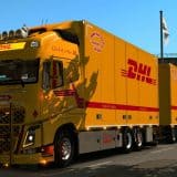 VOLVO BY EUGENE TANDEM DHL JIMMIE KARLSSONS 1.35 MOD - ETS2 Mod