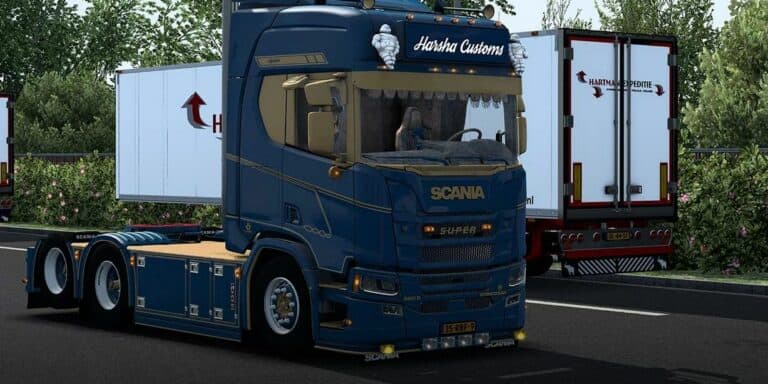 Scania R580s Harsha Customs v1.1 - ETS2 Mod Download